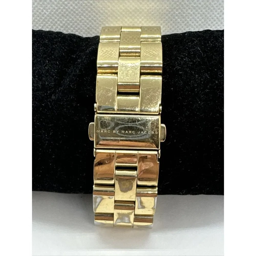 Marc Jacobs MBM3105 Women's Gold Stainless Steel Analog Dial Quartz Watch JNA734